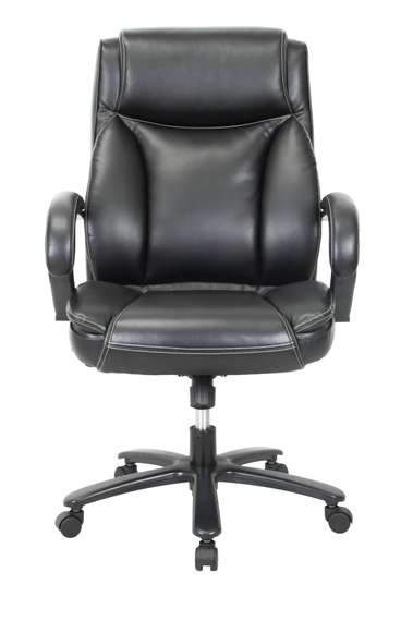 Офисное кресло Chairman CH400 рециклированная кожа, черный