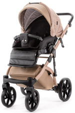 Детская коляска Adamex Nola Natura 2 в 1 N-5-CAMEL (Т.БЕЖ + Т.БЕЖ.КОЖА)