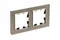 Рамка 2-м AtlasDesign Nature стекло шампань SE ATN320502