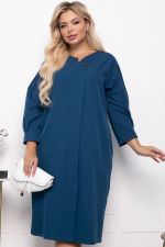 Платье "Агнета" П7330 (синее) LT Collection