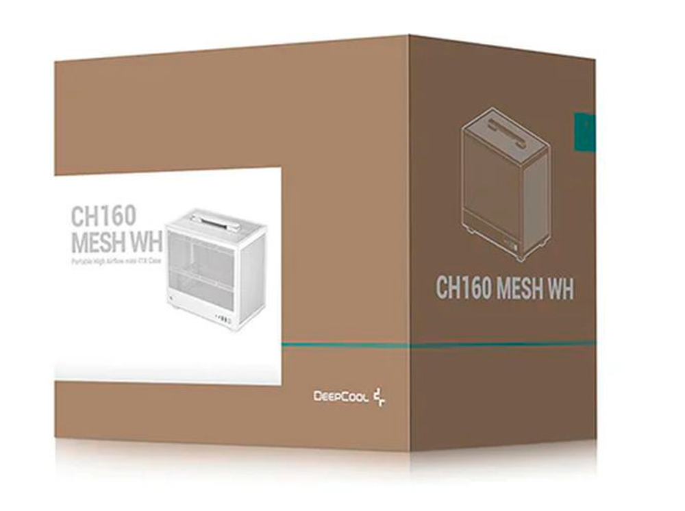 Корпус mini-ITX Deepcool CH160 MESH WH