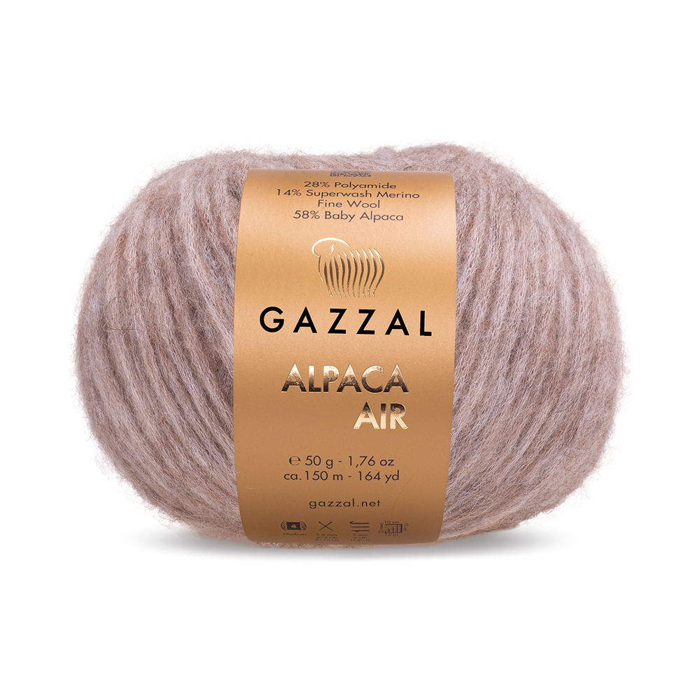 Пряжа для вязания Alpaca Air (73) 58% Baby Alpaca, 14% Superwash Merino Wool, 28% PA (50 гр. 150 м.)