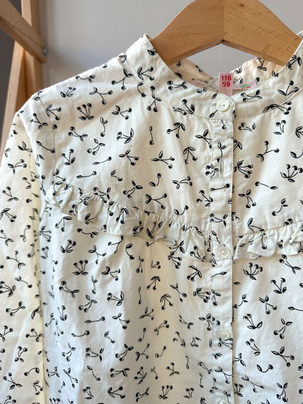 Хлопковая блузка Bonpoint, 116