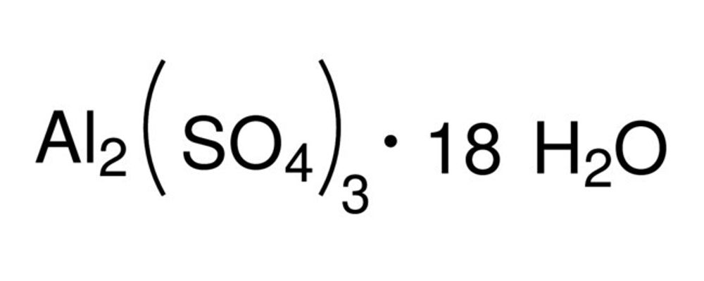 сульфат алюминия 18-водный формула