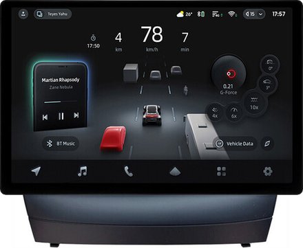 Магнитола для Hyundai iХ35, Tucson 2 2009-2015 (штатный усилитель, рамка 9) - Teyes CC4-PRO монитор 13" 2K QLED на Android 13, Snapdragon 778G, 8+128, AI, CarPlay, DSP, 4G SIM-слот