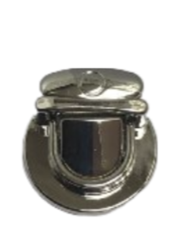 Замок для сумок 2-4 (30*33), никель