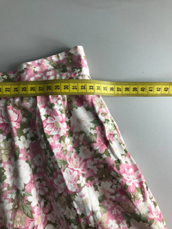 Юбка с летним принтом, маркировка S, визуально 44 размер