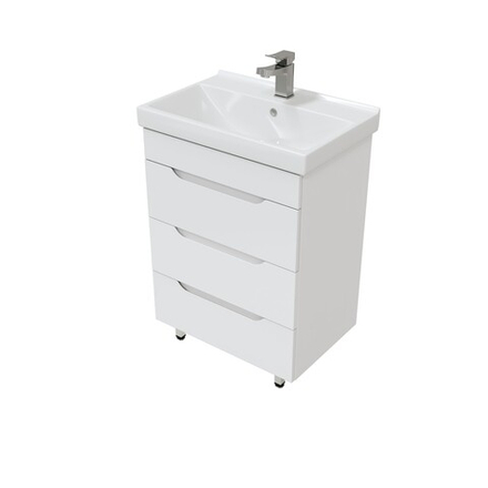 Soho Quadro 60/2 тумба напольная с доводчиком (раковина Fest-60)