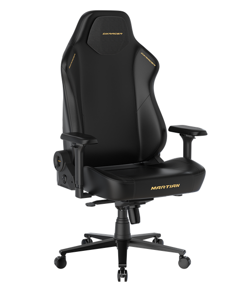 Кресло игровое DXRacer Martian OH/XLMT24LTA/N.N.Y, Черный/отстрочка Жёлтый