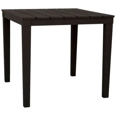 Стол Прованс квадратный 80см 4 ножки шоколадный 800х800х715мм