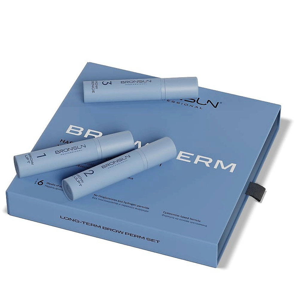 Bronsun Набор для долговременной укладки бровей BROW PERM