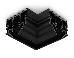 Ambrella Коннектор угловой 90° для шинопровода в натяжной потолок системы крепления Гарпун Magnetic standard 48V 10mm Track System GL1981