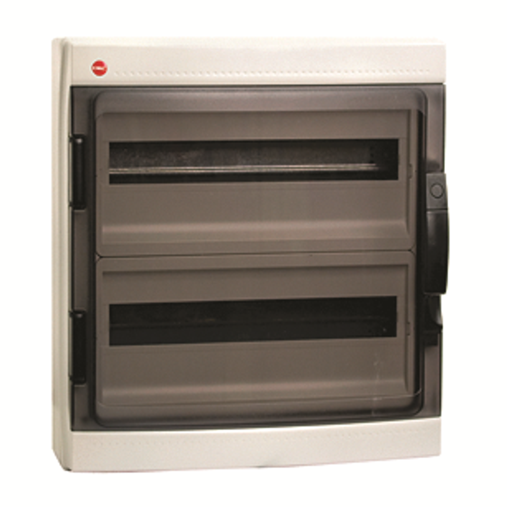 Щиток настен.с двер.36мод.,IP65,сер.,с усил. клем.блок.2х87312