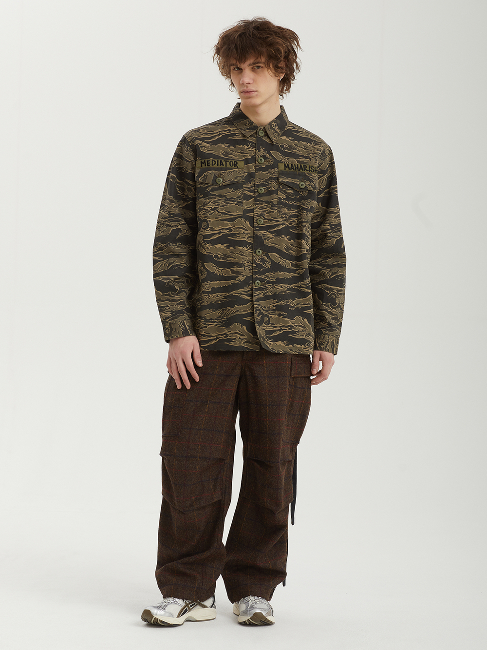 Мужские Брюки Wool Check M65 Cargo