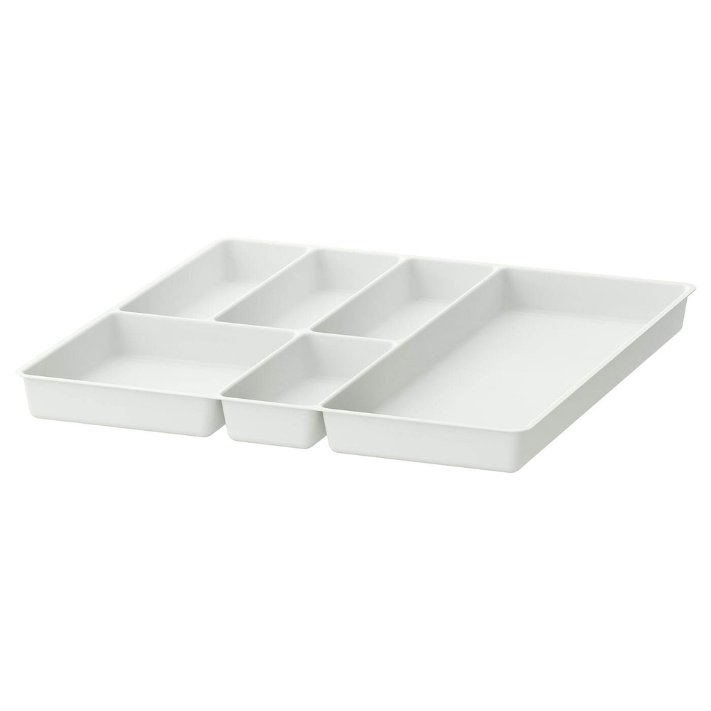 IKEA STÖDJA  (ИКЕА СТÖДЙА)  -  Лоток для столовых приборов/контейнер, белый, 51x50 см