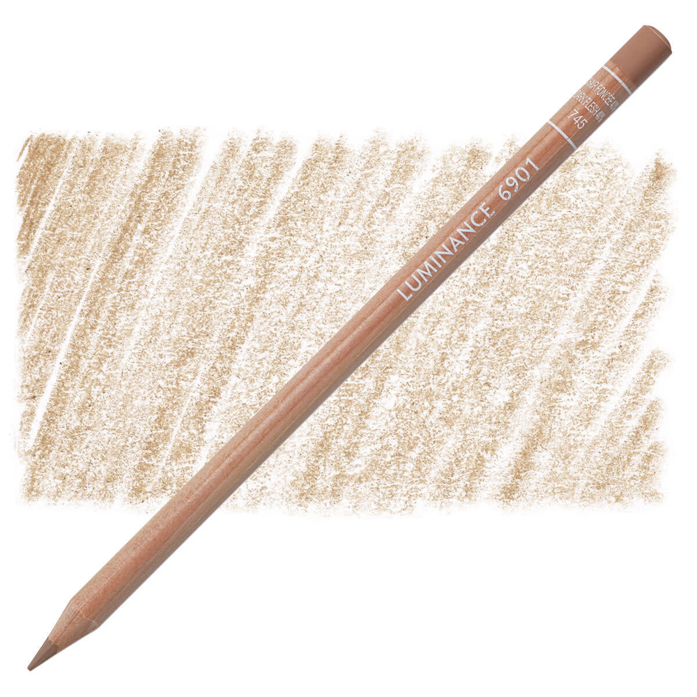Caran d'Ache Luminance 6901. 745 Dark Flesh 40%