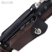 Тубус QK-S Cowboy 1x1 черно-коричневый аллигатор