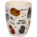 Кружка керамическая 350мл «Славные котики», микс 4рисунка