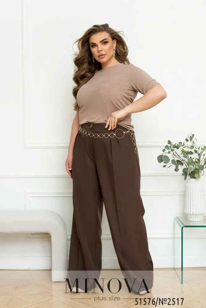 Брюки 2517-шоколадный Minova