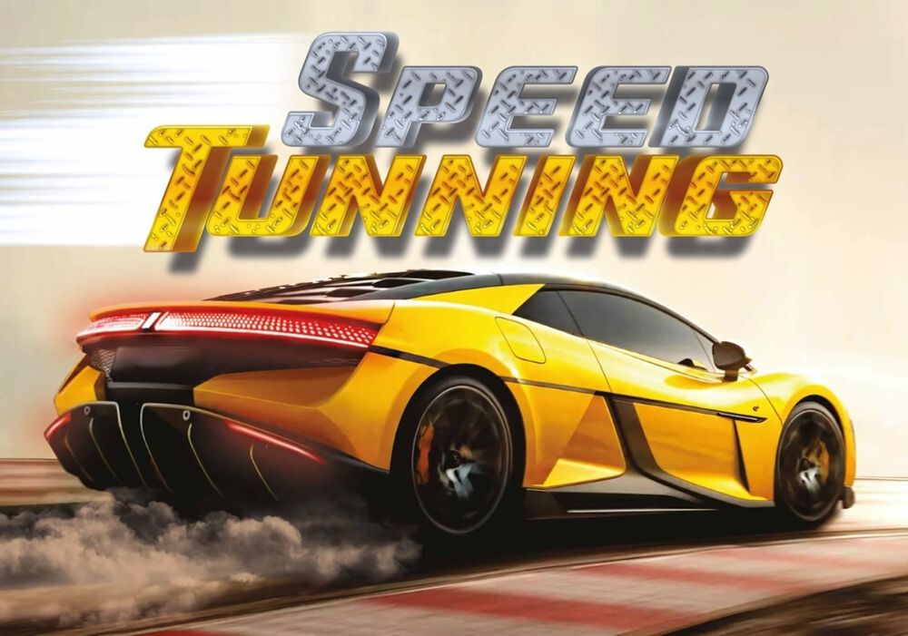 Настольное покрытие д/лепки, пластик 430/640 &quot;Speed tunning 2024&quot; (Пчелка)
