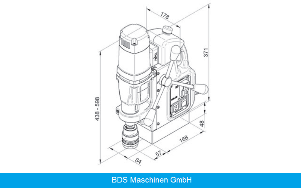 Магнитный сверлильный станок BDS MAB-485