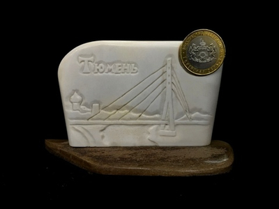 Экран "Мост влюблённых", настольный сувенир, Тюмень