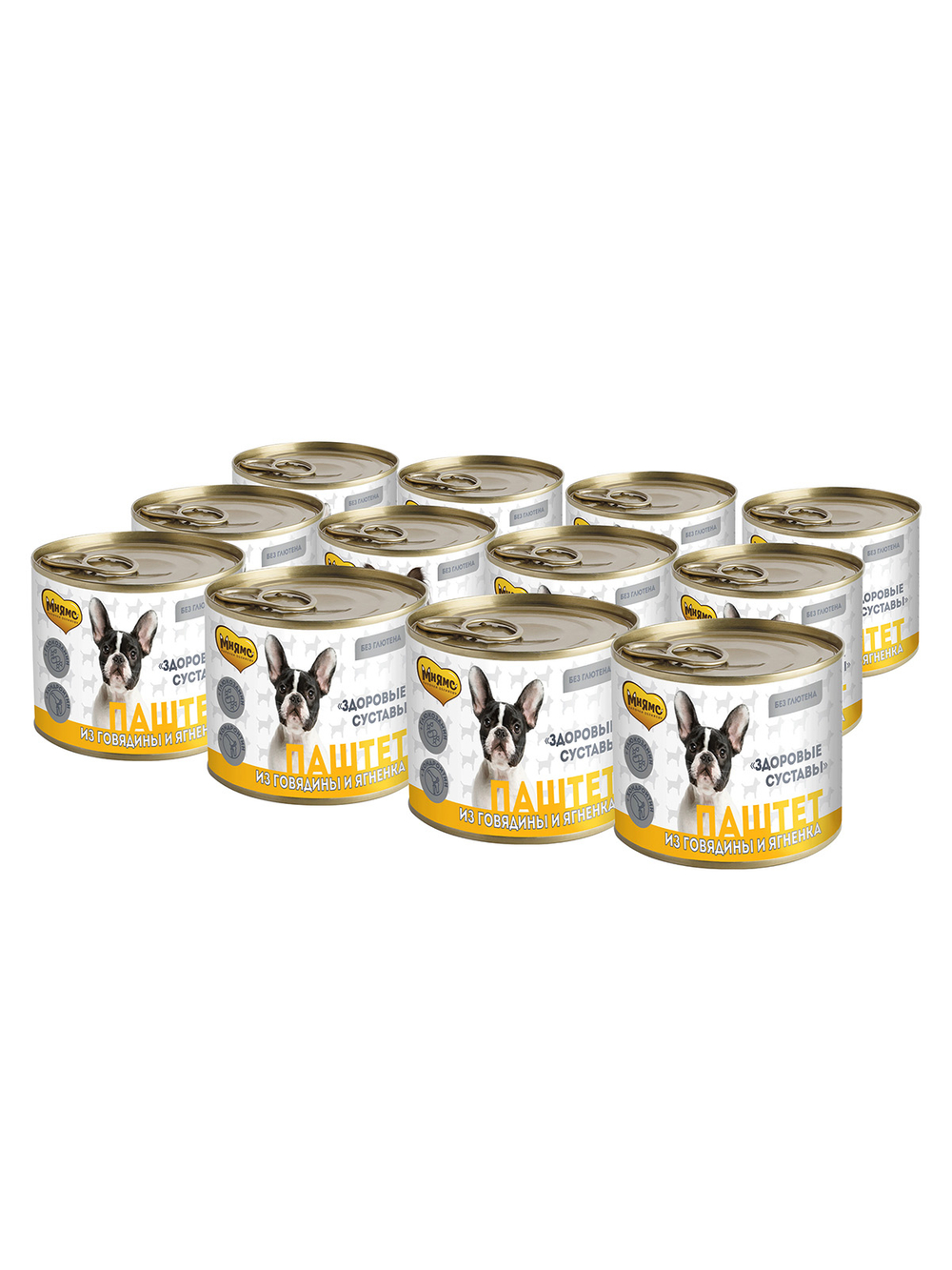 Влажный корм Мнямс На каждый день Паштет из говядины и ягненка для собак «ЗДОРОВЫЕ СУСТАВЫ» 200 г