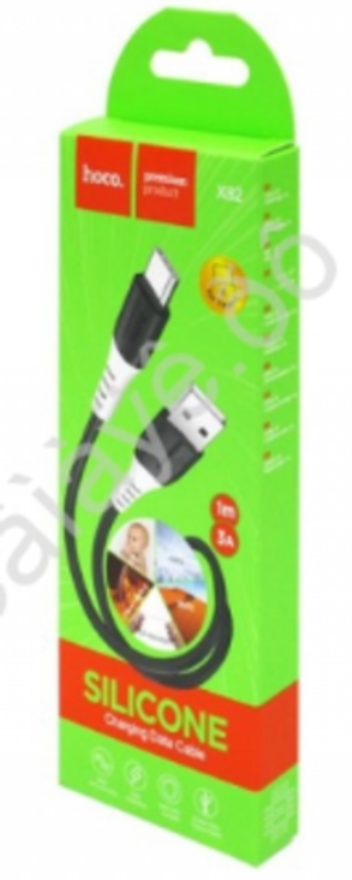 Шнур USB - Type-C  3,0Ам/1,0м черный HOCO X82