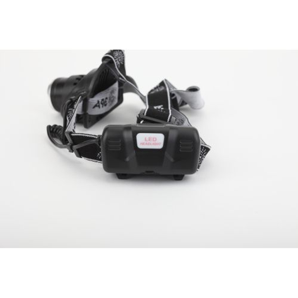 Фонарь аккумуляторный налобный GA-805 CREE 5Вт регулир. фокус литиевый аккум. 2.5А.ч алюм. USB пластик. (кор.) Эра Б0039625