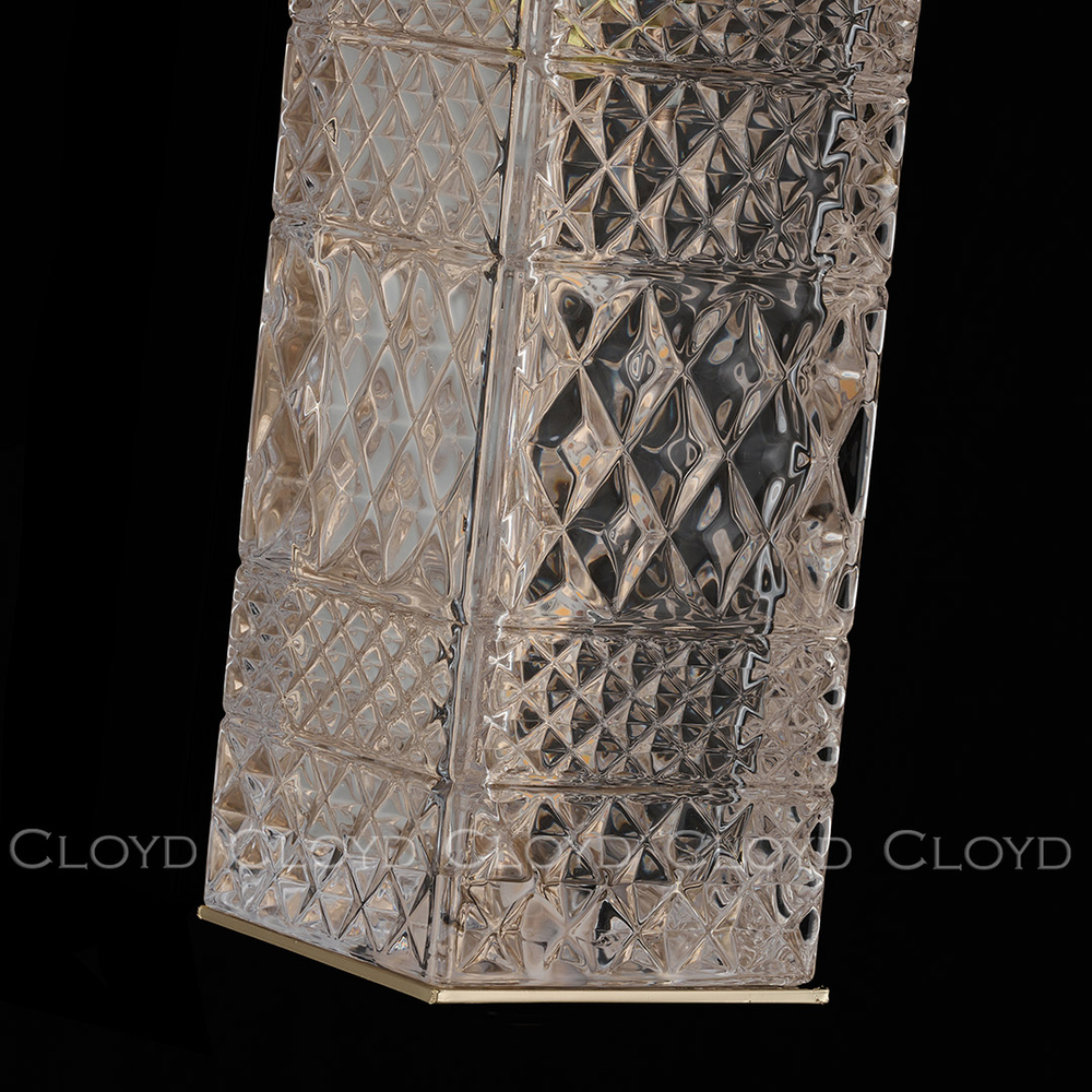 Подвесной светильник Cloyd PROMENADE P1 / шир. 8 см - золото (арт.11526)