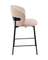 Стул полубарный Блейз велюр молочный