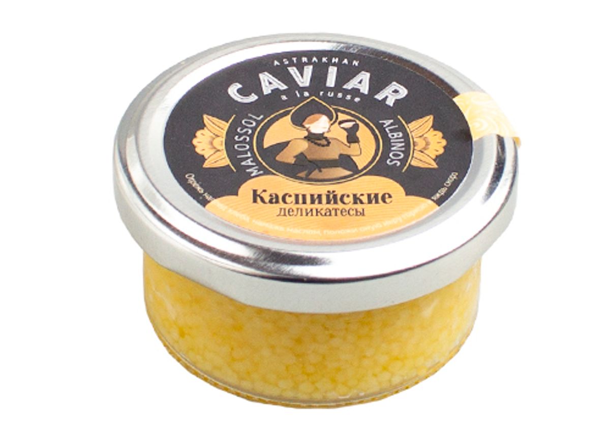 Икра стерляди-альбиноса "Каспийские Деликатесы", 50г