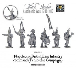 Napoleonic British Line Infantry command (Peninsular)