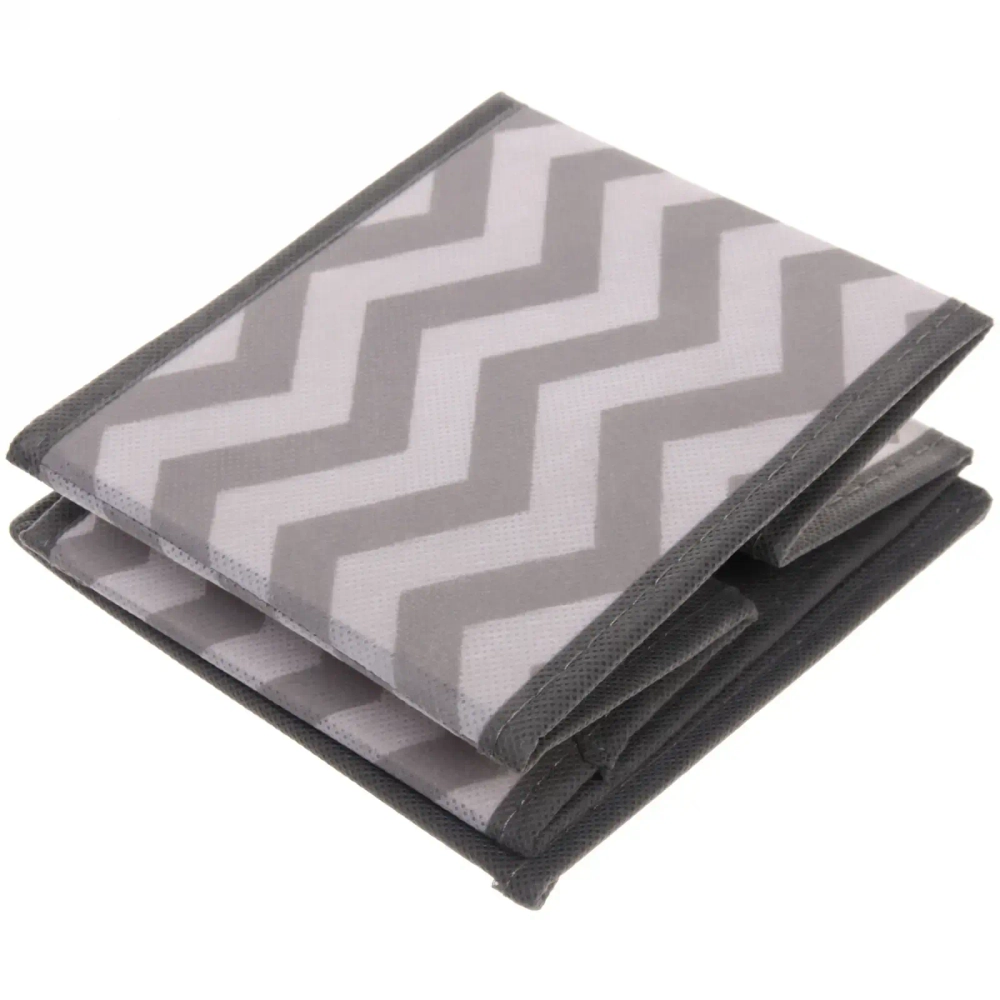 Короб - органайзер складной для хранения вещей «РОНА», цвет пыльно - серый, 15*15*13см