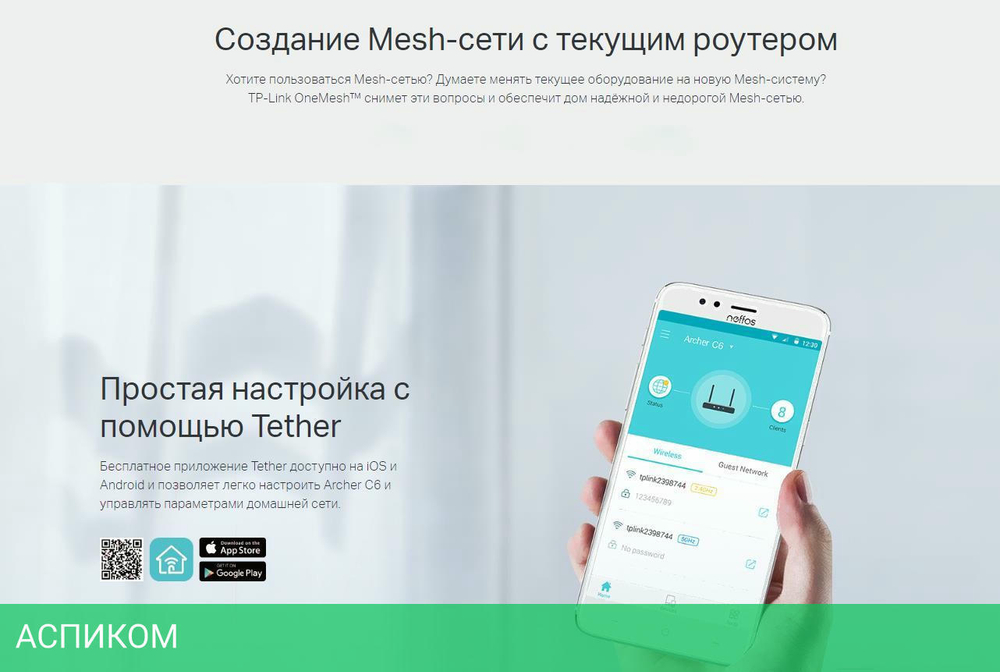 Беспроводной маршрутизатор TP-Link Archer C6