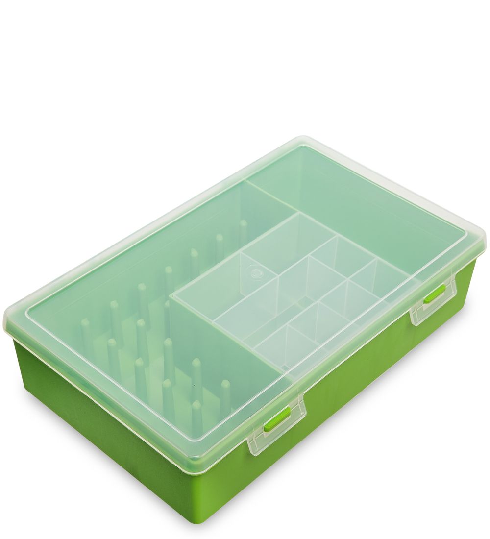 GAEM Home ЯЛ-09-05/6 Контейнер для ниток зелёный