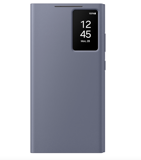Чехол Книжка Smart View Wallet Case S24 Ultra ( Фиолетовый)
