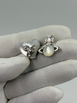 Серьги асимметричные Vivienne Westwood