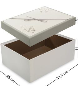 WF-69/3-B Коробка «Прямоугольник» цв.белый