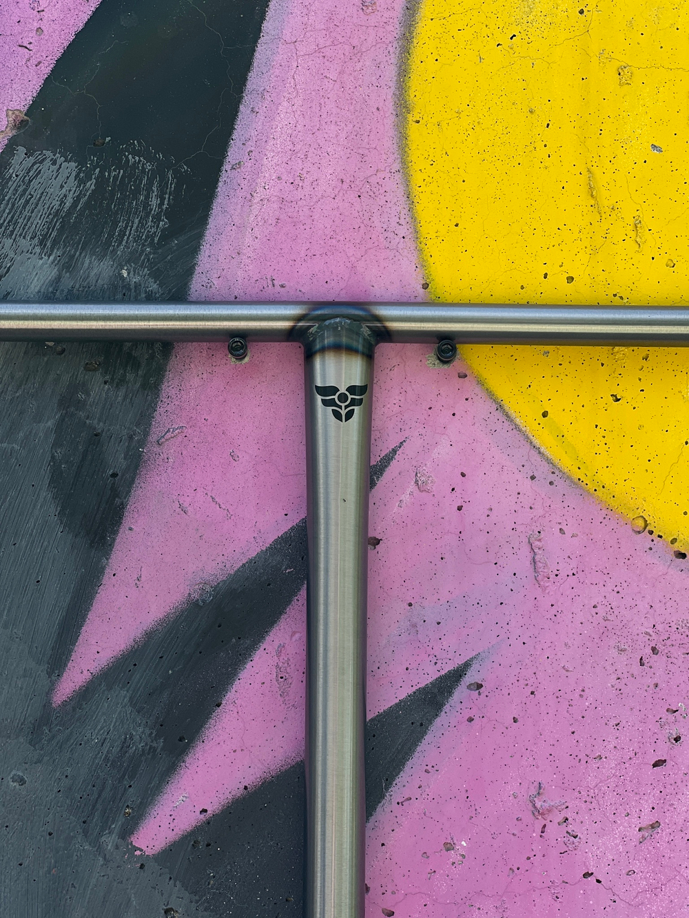 Руль Fahrenheit T-bar SCS/IHC 31.8, 770*595 mm, серебристый