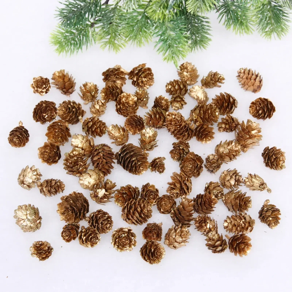 Композиция для декора «Волшебные шишки» (150гр), золото