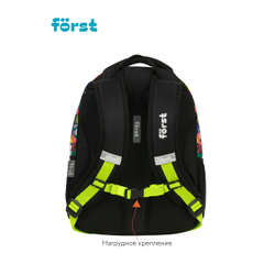 Рюкзак Först F-Trend "Fusion" 40*29*18см, 2 отделения, 3 кармана, эргономичная спинка