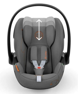 Коляска Cybex Priam IV Chrome Brown complete и автокресло Cloud G i-Size Lava Grey 3 в 1 Leaf Green