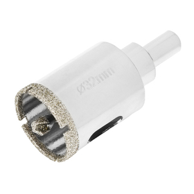 Сверло алмазное по керамограниту, 32 х 67 мм, трехгранный хвостовик Matrix 726323