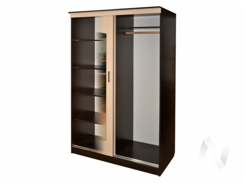 Шкаф-купе ПШ-1.3 М 1630 (венге/дуб молочный)