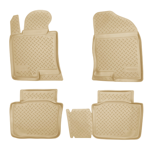 Ковры в салон Norplast/Unidec для Hyundai Sonata VI в кузове YF (2010-2017), Бежевый, арт.NPL-Po-31-46-B