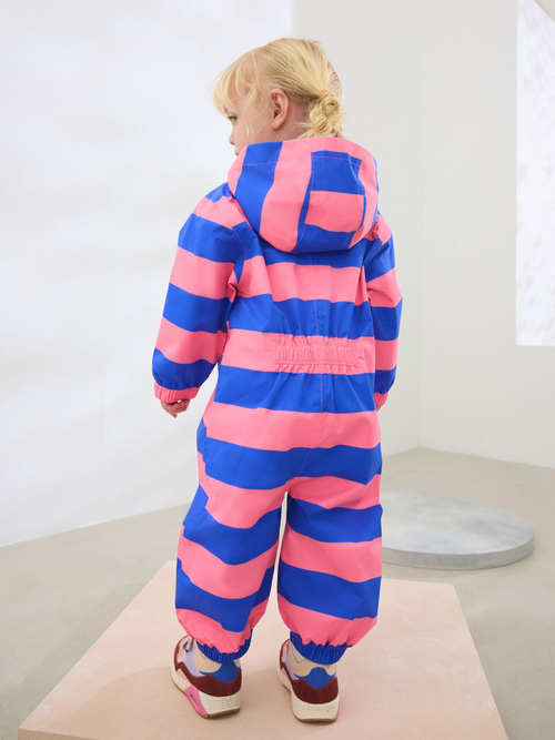 Комбинезон непромокаемый для девочки Next AA7-605, Синий, Розовый