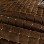 Велюровое покрывало ромб OVF018