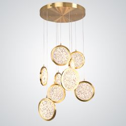 Дизайнерская Подвесная Люстра Луна Lighting Collection D50 By Imperiumloft