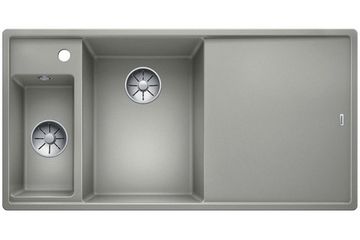 Мойка Blanco AXIA III 6 S чаша слева, доска стекло клапан-автомат InFino®